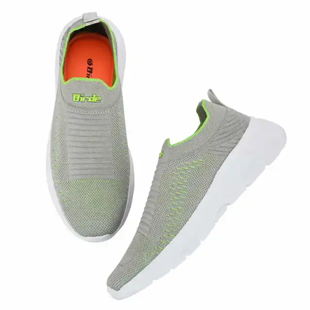 Birde Lightweight Sports Shoes For Mens (Grey, 10) (BRD-638)