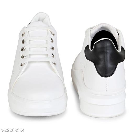 Casual Shoes for Women (White & Black, 3)