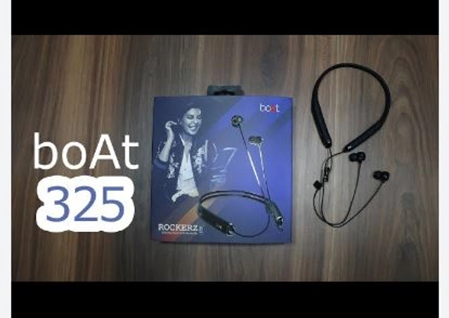 Rockerz 325 Wireless Bluetooth Neckband (Black)