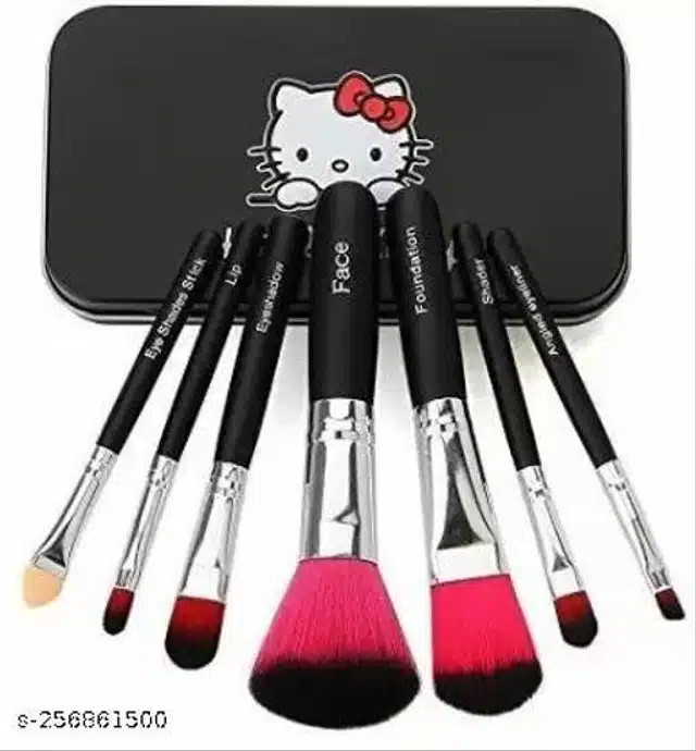 Makeup Kit with (7 Pcs) Makeup Brushes Set (Set of 2)