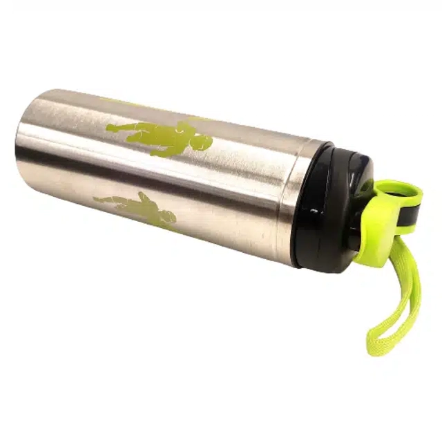 Stainless Steel Non-Insulated Water Bottle (Green, 500 ml)