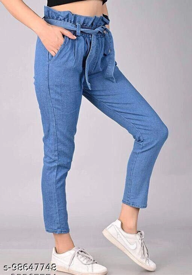 Denim Jeans for Women (Blue, 28)