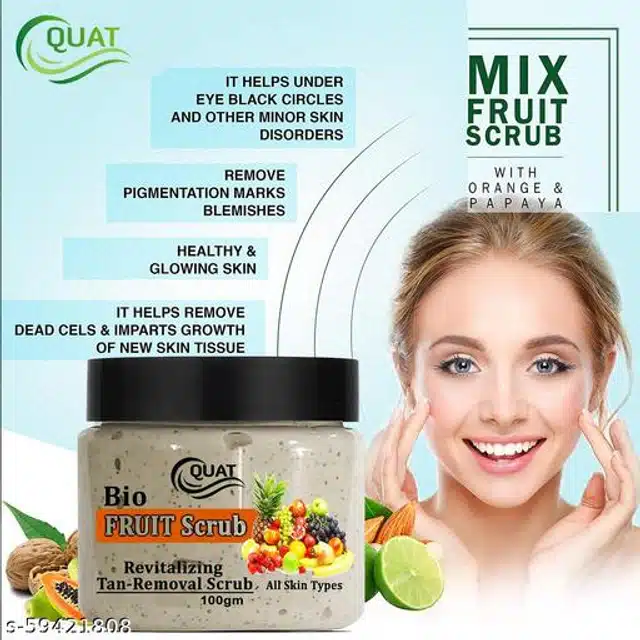 Quat Bio Fruit Face Scrub (100 g)