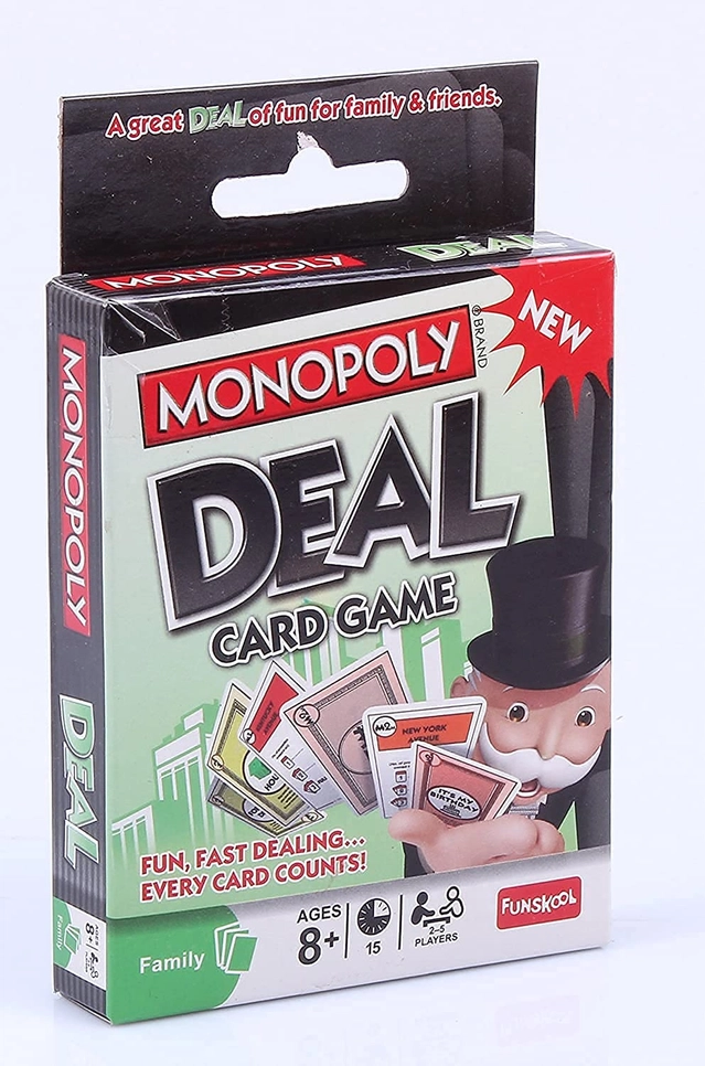 Monopoly 108 Pcs Deal Cards for Kids (Multicolor)