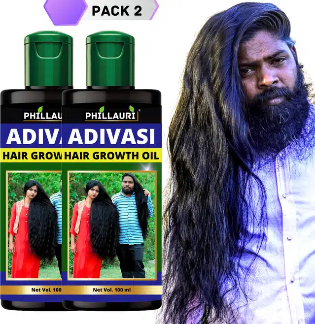 Phillauri Original Adivasi Jadibuti Hair Oil (Pack of 2, 100 ml)