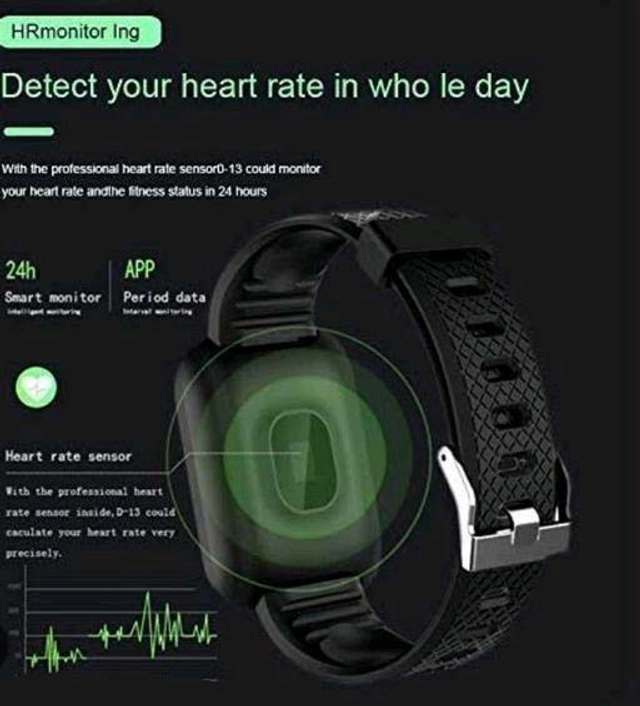 Fitness Band for Men & Women (Black)