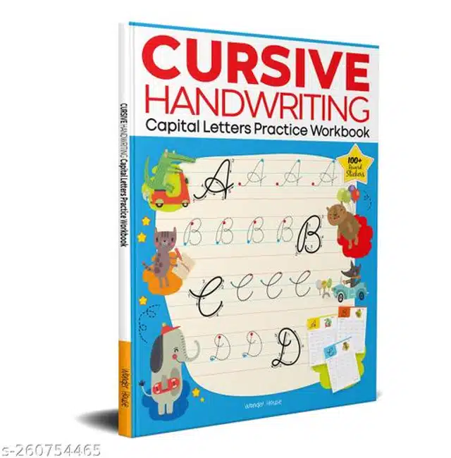 Cursive Writing Book (Multicolor)