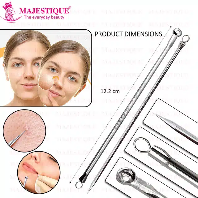 Majestique Blackhead and Pimple Remover Set (Pack of 2) (B-134)