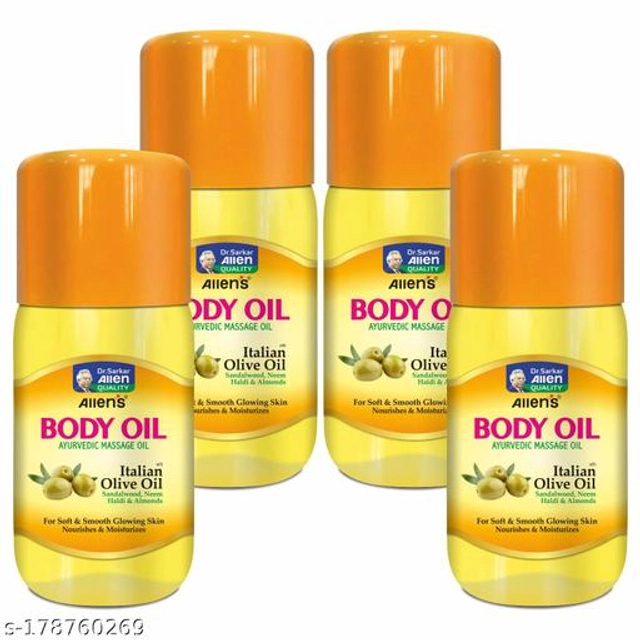 Allen's Body Oil (100 ml, Pack of 4)