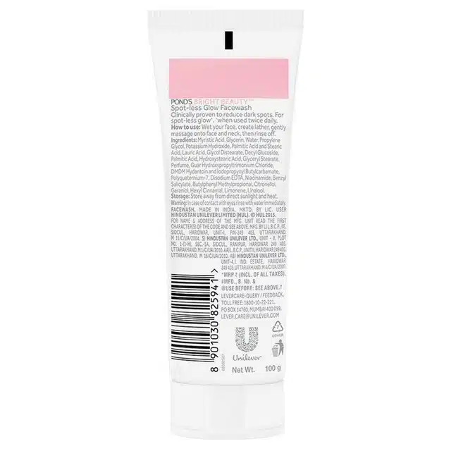 Ponds Bright Beauty Spotless Glow Facewash 100 g