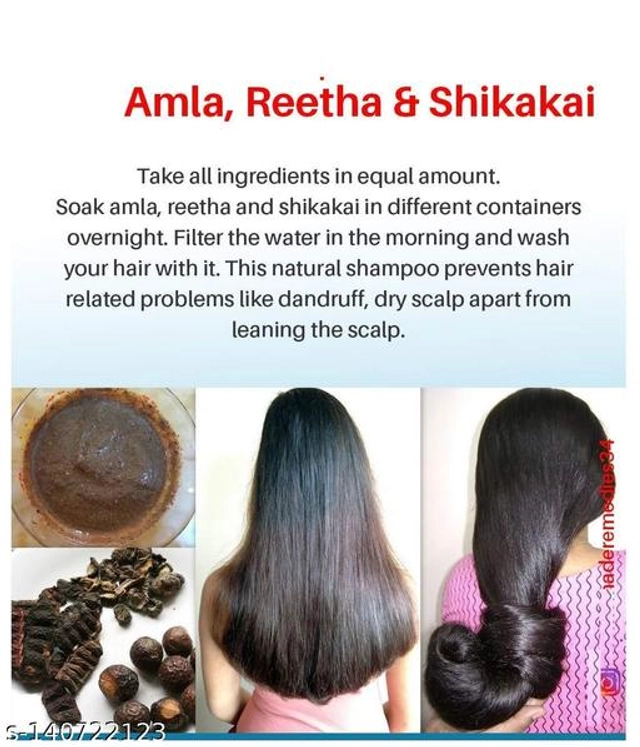 Trustmart Natural Amla, Hibiscus & Bhringraj Hair Care Powder (50 g, Pack of 3)