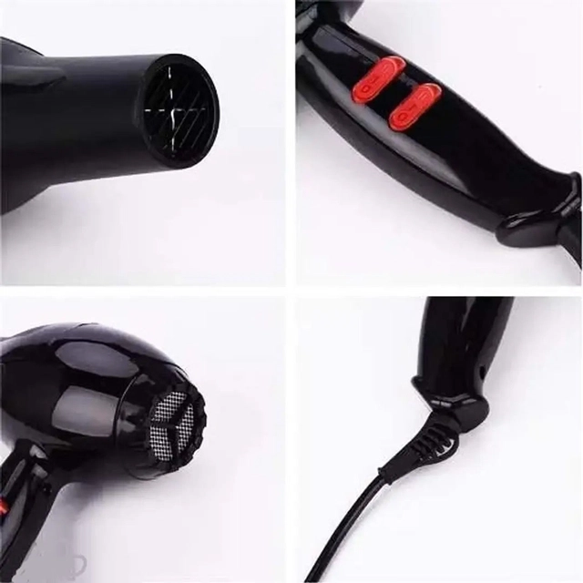 Professional Hair Dryer for Men & Women (Black, 1800 W)