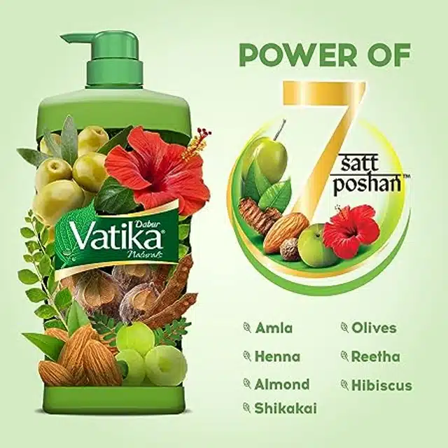 Dabur Vatika Health Shampoo Henna & Amla 640 ml