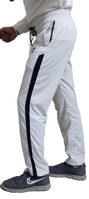 Nile Fashion Cotton Mens Track Pants (White, XL) (NF-05)