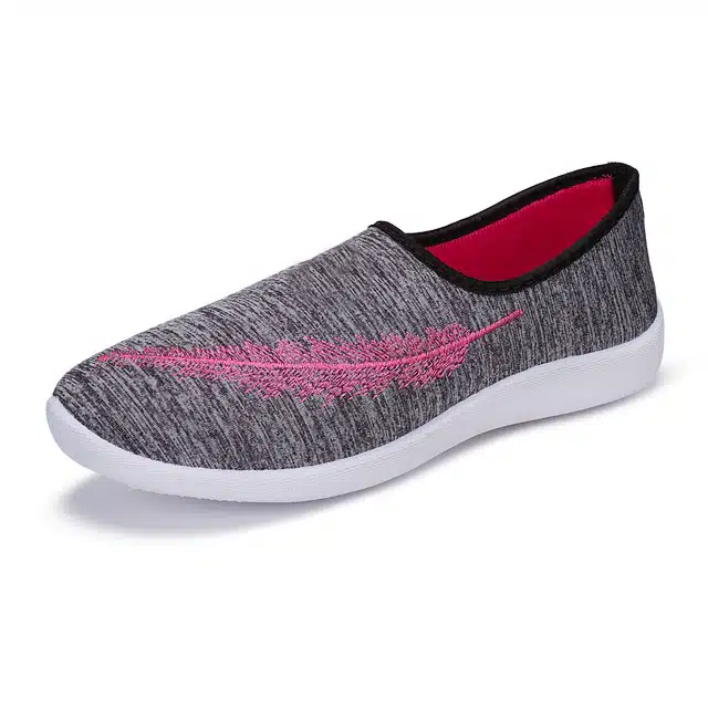 Bersache Women's Casual Shoes (Grey, 4) (VKI-41)