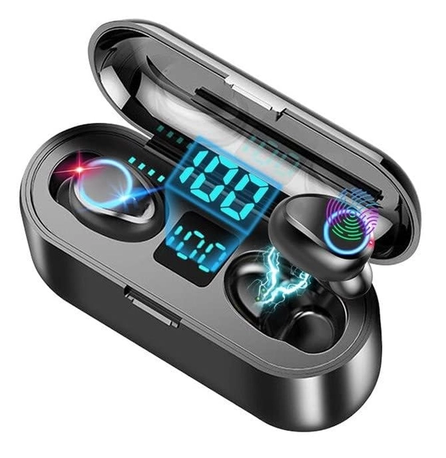 Wireless Earbuds Bluetooth with Charging Case (Black )