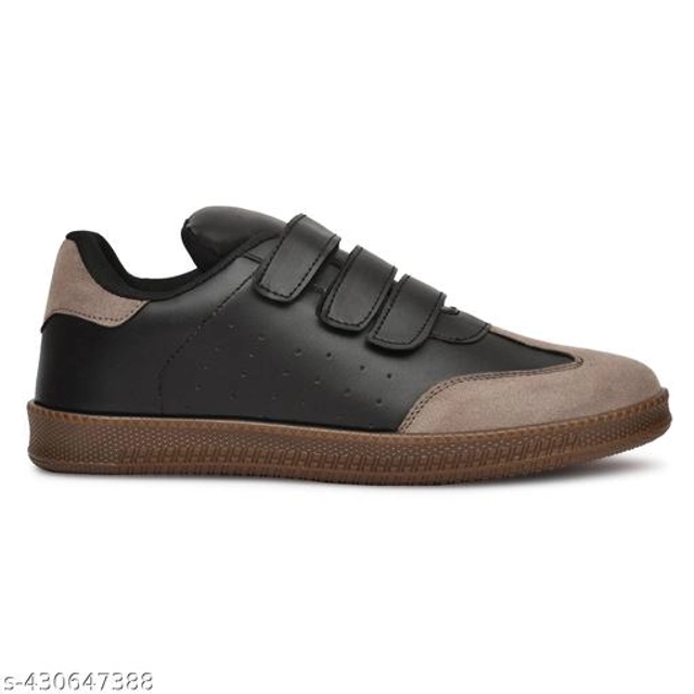 Casual Shoes for Men (Brown & Black, 6)