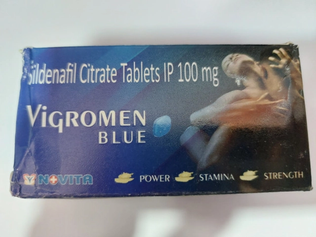 Sildenafil Citrate 100 Mg Vigromen 10 Pcs Sexual Tablets for Men (Set of 1)