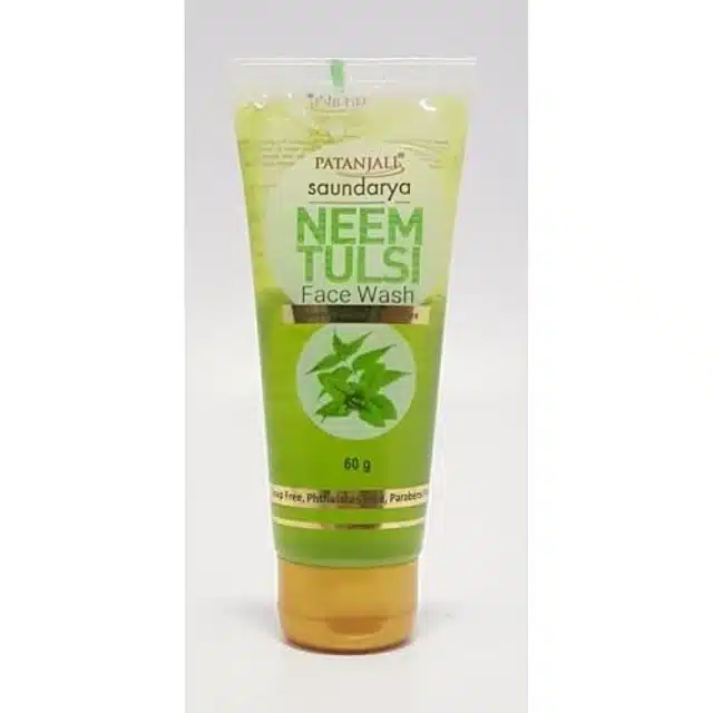 Patanjali Saundarya Neem Tulsi Face Wash 60 g