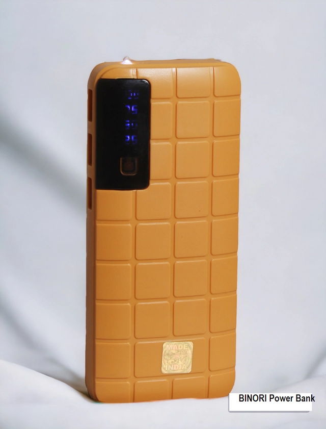 Premium Fast Charging Power Bank (Brown, 10000 mAh)