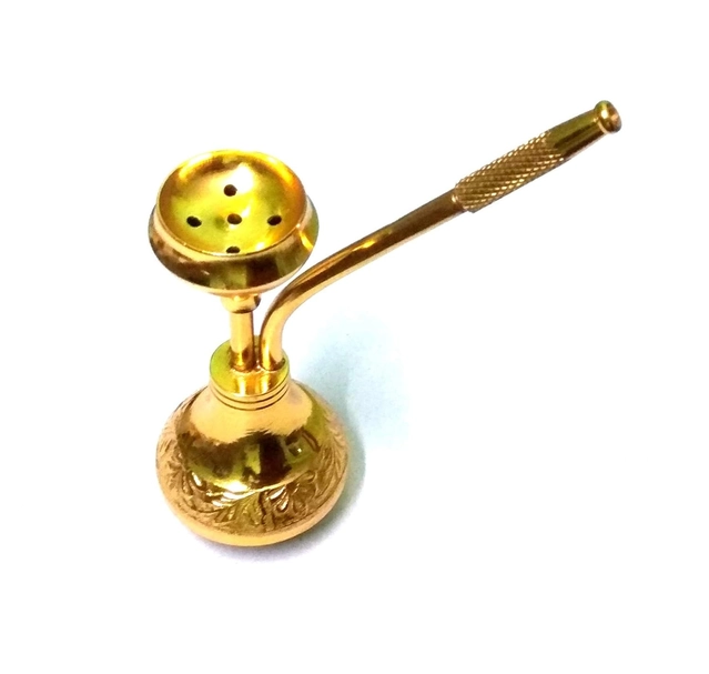 Metal Small Pipe Hookah (Gold)