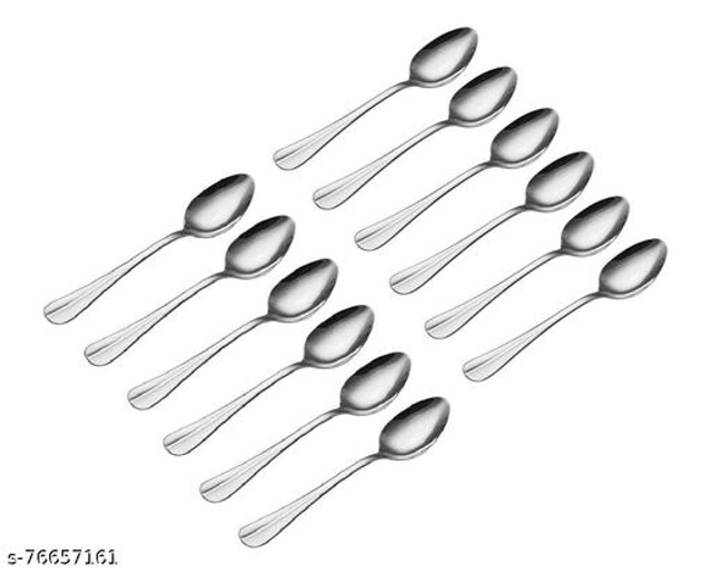 Stainless Steel Spoons (Multicolor, Pack of 12)