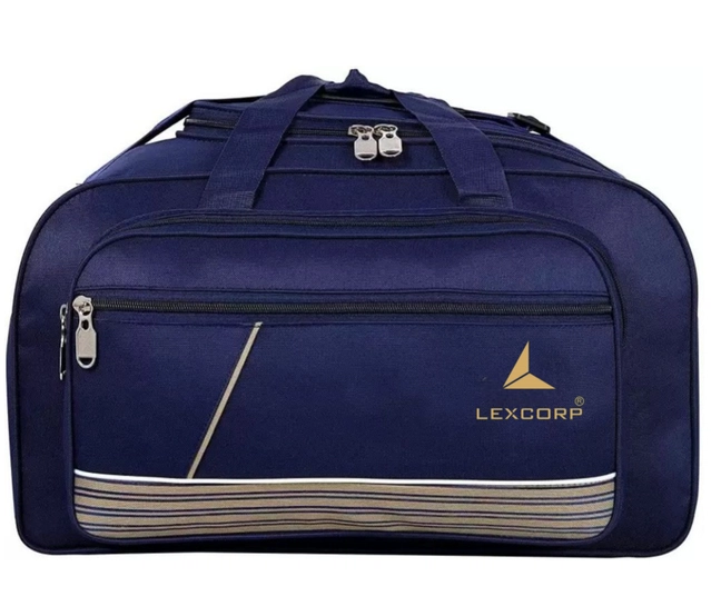 Polyester Duffel Bag (Navy Blue)