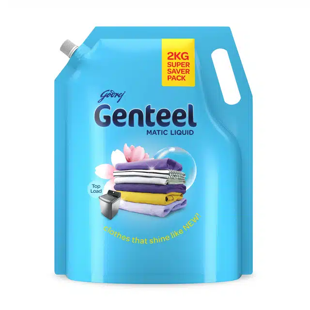 Godrej Genteel Matic Liquid Detergent For Top Load - 2 Kg