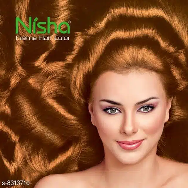 Nisha Cream Hair Color (Honey Blonde, 50 g) (Pack of 6)