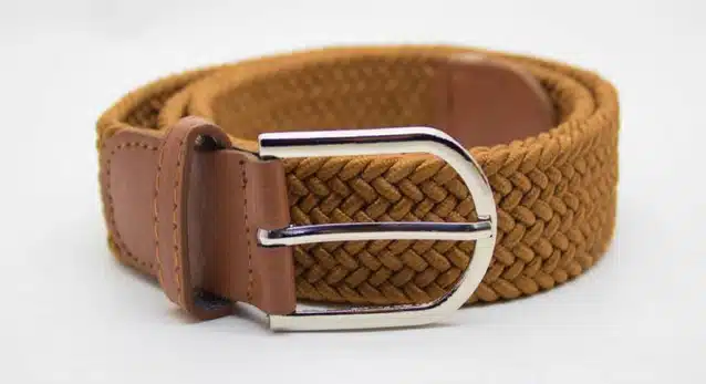 Canvas Belt for Men (Mustard, 42)