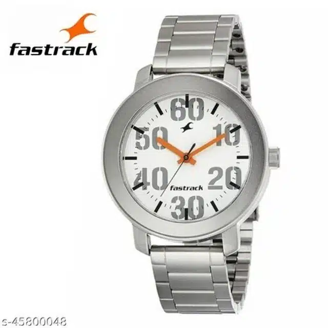 Fastrack Analog Watch for Men (Silver & White)