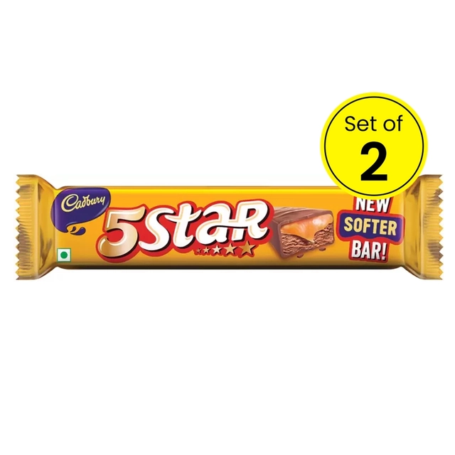 कैडबरी 5 स्टार चॉकलेट बार 2X40 g (पैक ऑफ़ 2)