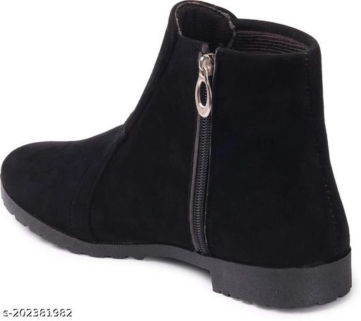 Boots for Women (Black, 3)