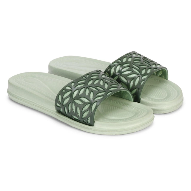 Sliders for Women (Green, 6)