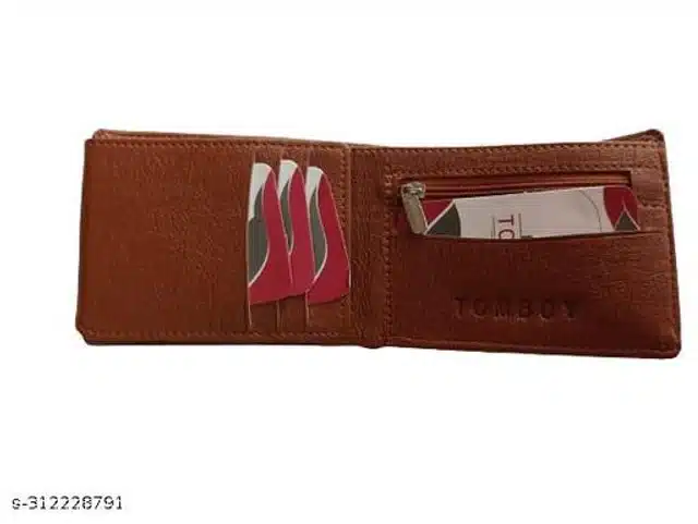 Leather Wallet for Men (Brown)