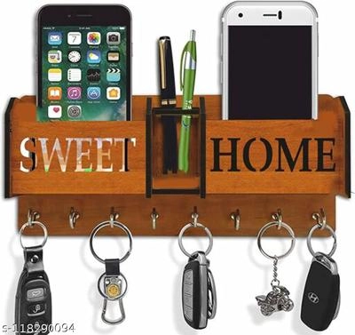 Wooden Key Holder (Brown)