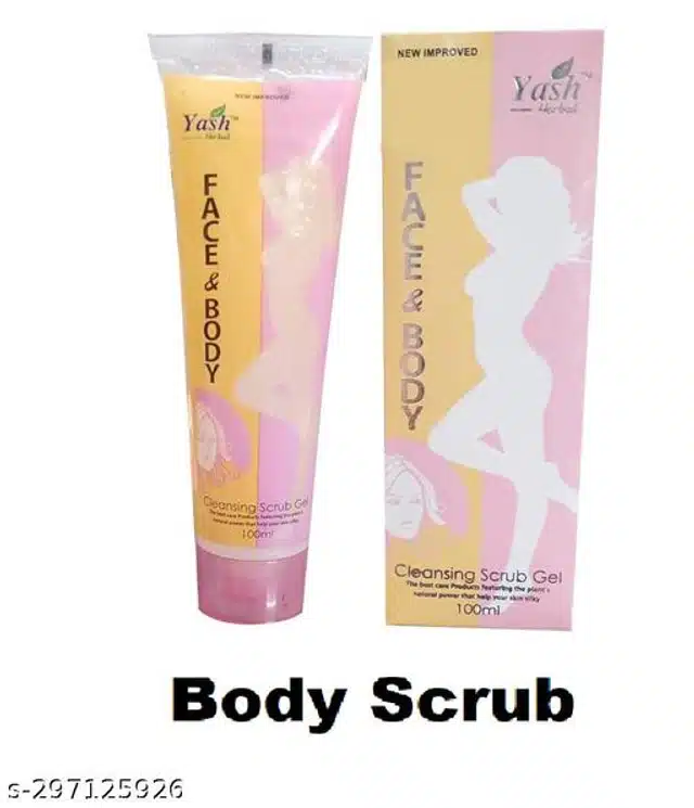 Yash Herbal Face & Body Scrub (100 ml)