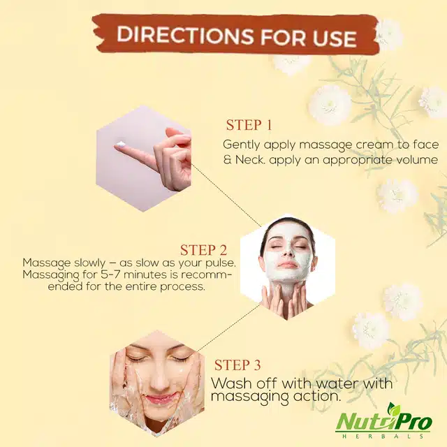 NutriPro Haldi Chandan Face Massage Cream (300 g)