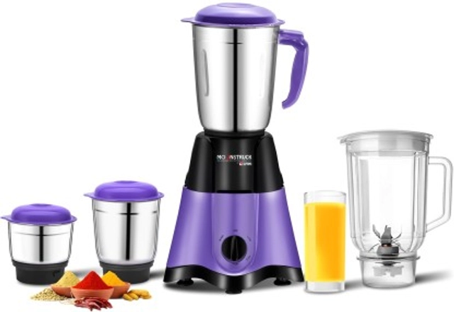 MOONSTRUCK By Suprimo 750 Watt 4 Jars Juicer Mixer Grinder - (Purple)