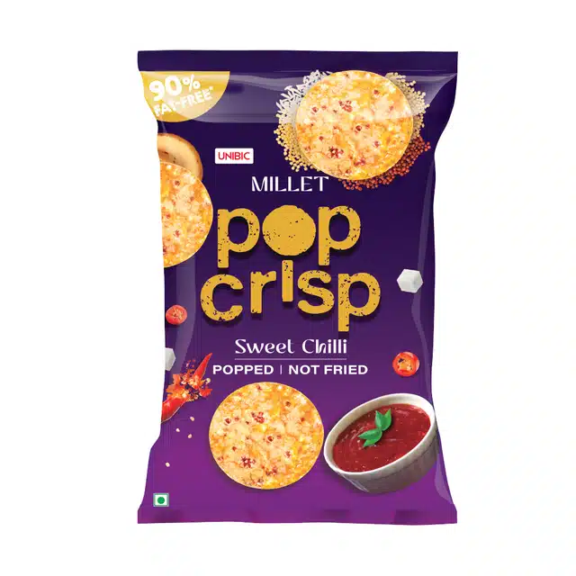 Unibic Millet Pop Crisp Sweet Chilli 40 g