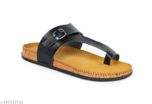 Flipflops for Men (Tan & Black, 7)