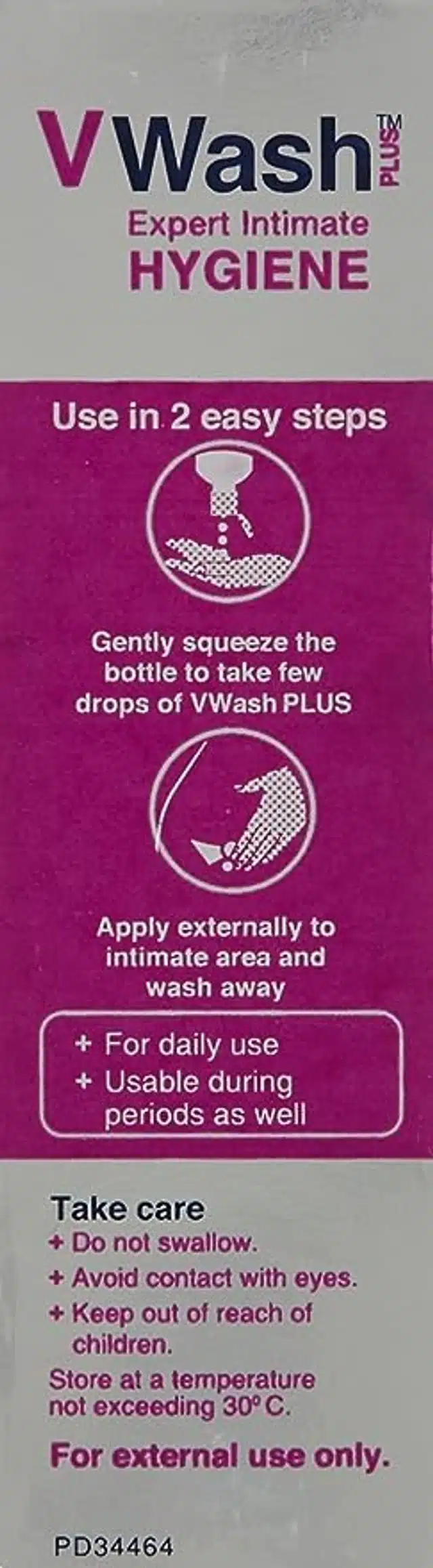 Vwash Plus Expert Intimate Hygiene 20 ml