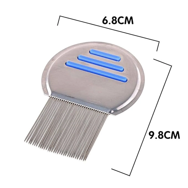 Stainless Steel Lice Treatment Comb (Multicolor)