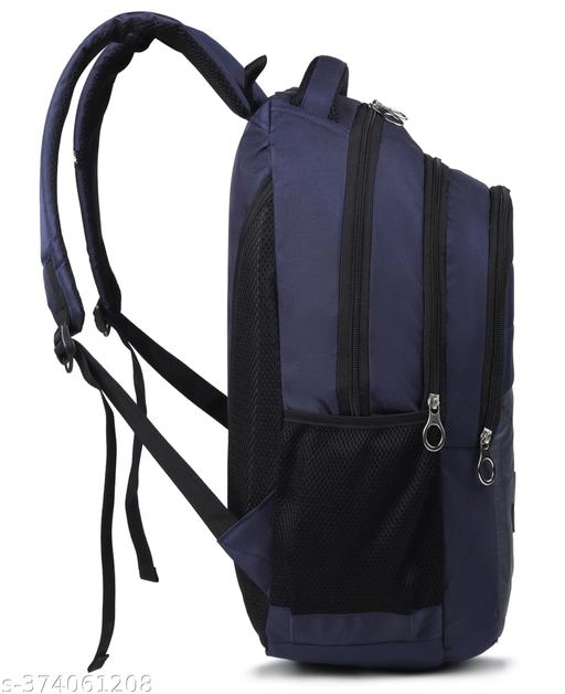 Polyester Backpack for Men & Women (Blue, 35 L)