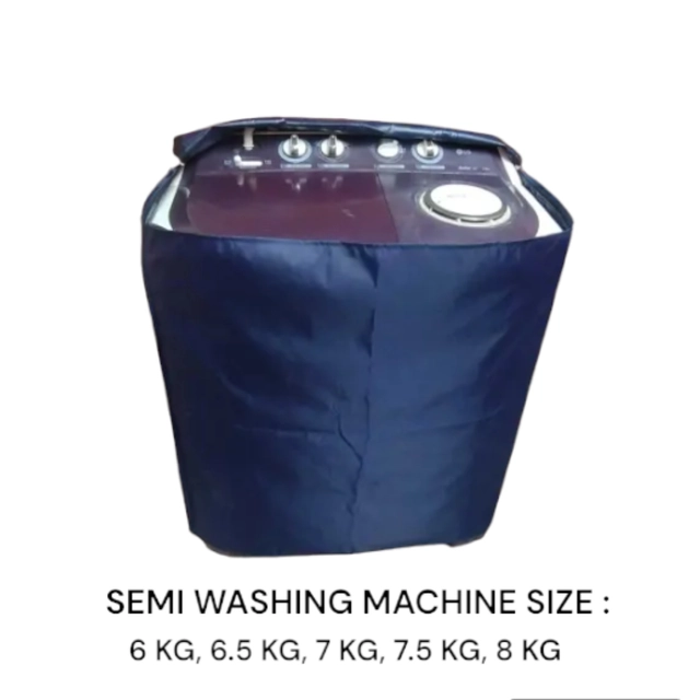 Polyester Washing Machine Cover (Blue)