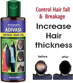 Adivasi Herbal Hair Oil (100 ml, Pack of 2)