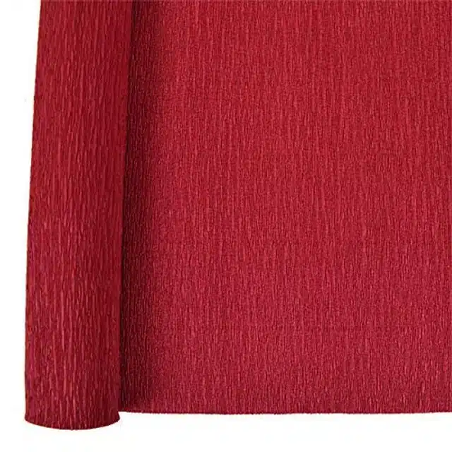 Crepe Gift Paper Roll (Red, 8 Feet)