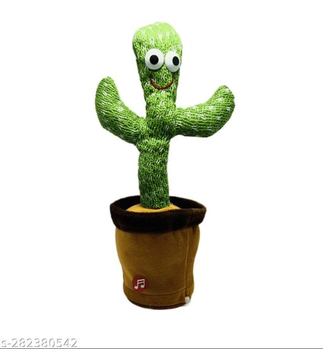 Dancing Cactus Talking Toy for Kids (Multicolor)