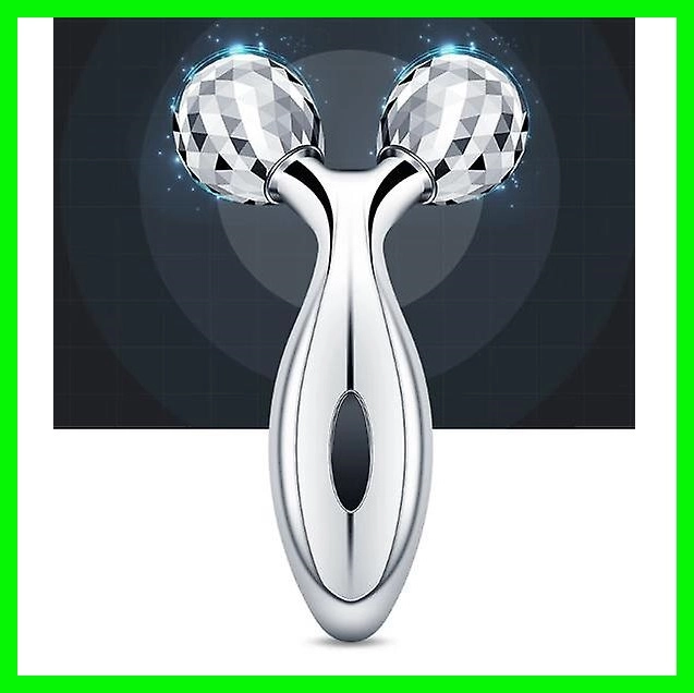 3D Face Massage Roller (Silver)