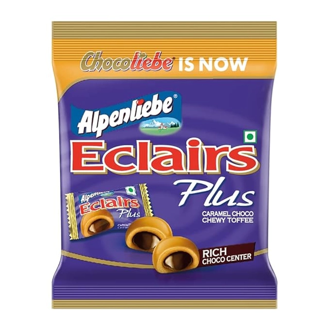 Alpenliebe Eclairs Plus Pouch, 136 g